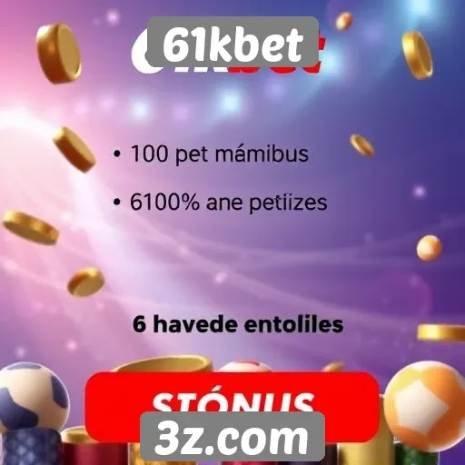 Comparação de bônus oferecidos pelo 61kbet